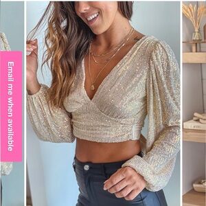 Sequin top